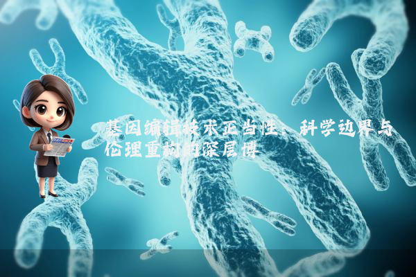 基因编辑技术正当性：科学边界与伦理重构的深层博弈